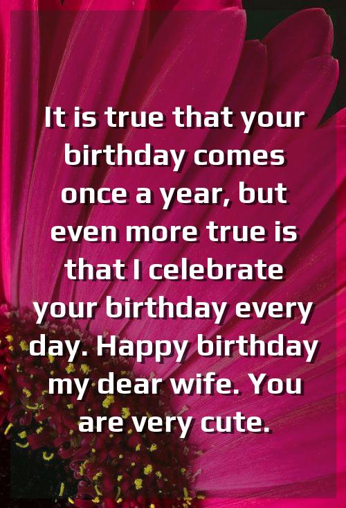 happy birthday wishes to wife quotes